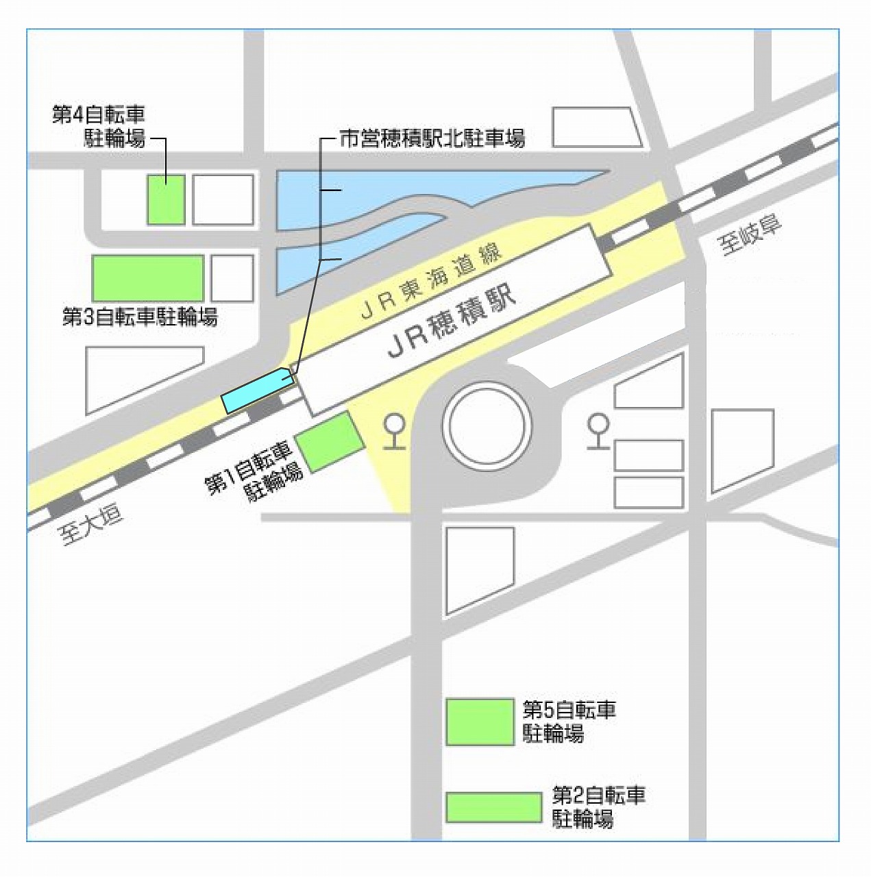 駅前の地図データ