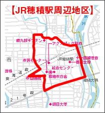 ＪＲ穂積駅周辺地図の画像