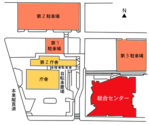 駐車場案内図の画像