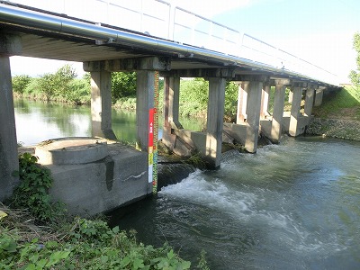 犀川　十八条橋　橋脚の画像