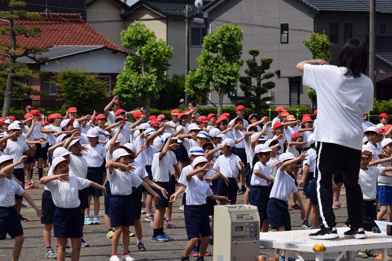 ほづみっこダンス練習のようす